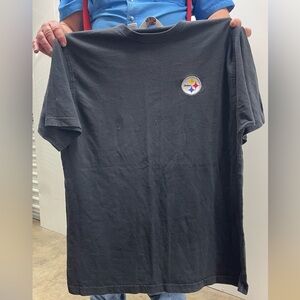Vintage Black Men's Pittsburgh Steeler’s T-Shirt by Cutter & Buck Size XL